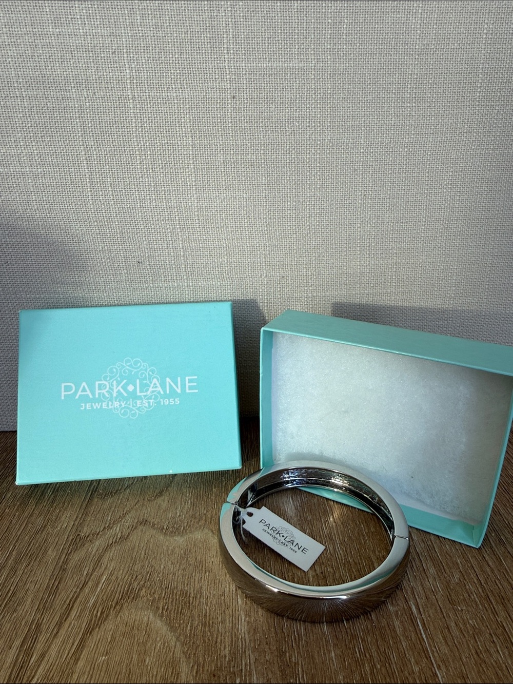 Park Lane Silver Polished Hinged Bracelet